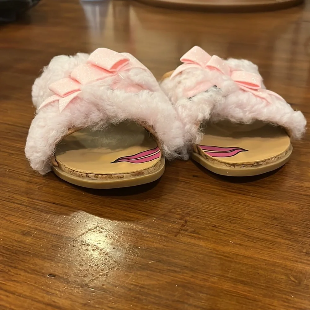 Ugg Australia K Staceee slippers Slides Sandals Shoes Girls Toddlers Size 12